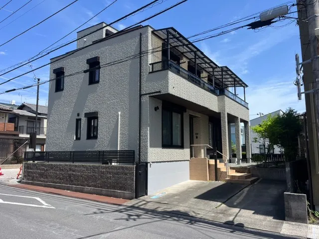 【沼津市 T様邸】ミルキーホワイト塗装&ベランダ防水作業*:・